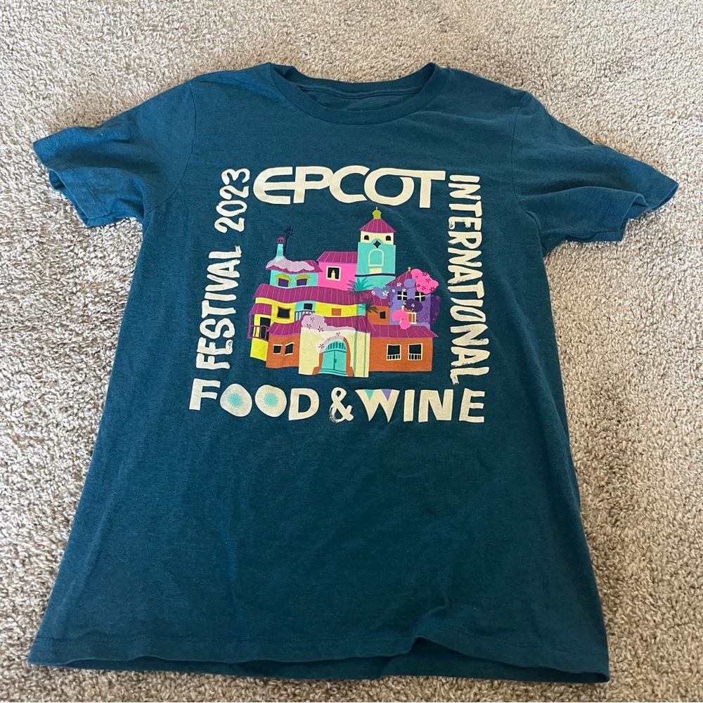 Epcot international food and wine fest 2023 Madrigal house t-shirt